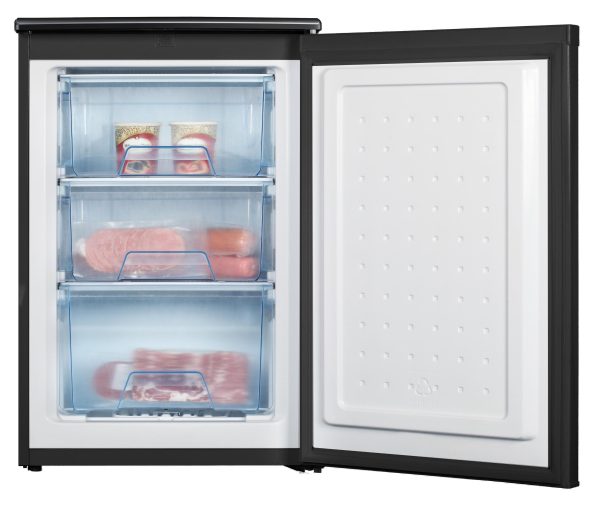 Freezer Congelatore 86 litri Nero -24° gradi 4**** Stelle E 39dB PremierTech PT-FR86B