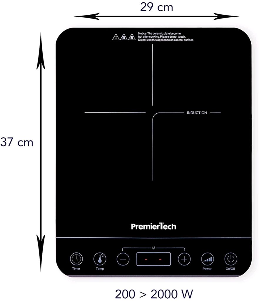 Piano Cottura A Induzione Portatile Hendi - 2000W, Touch Control, Timer - Perfetto Per Casa E Viaggi - Foto 10