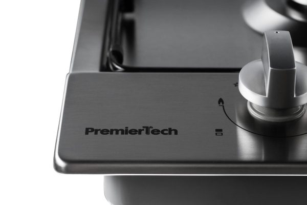 PremierTech PC2G30 Piano cottura a gas 2 fuochi 30cm Inox