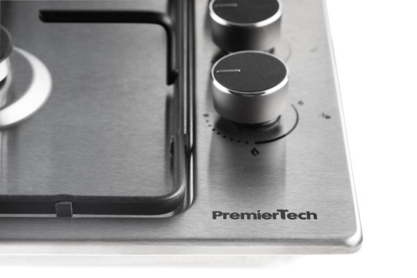 PremierTech PC604 Piano cottura a gas da 60 cm a 4 fuochi Inox