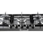 PremierTech® Piano Cottura a Gas da 70cm 5 fuochi in acciaio Inox con Wok supporti in Ghisa PremierTech PC705
