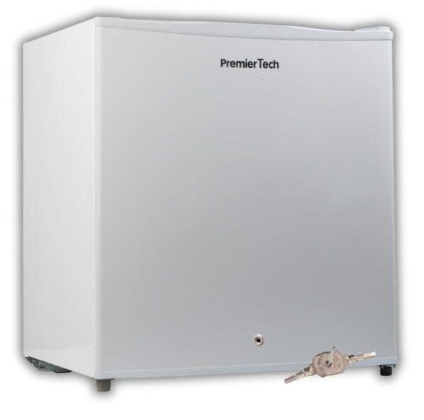PremierTech® Mini Freezer Congelatore verticale con chiave 32 litri -24 gradi 4 Stelle ****Classe E 47 x 45 x 51cm 39dB PremierTech PT-FR32K
