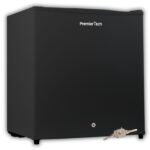 PremierTech® Mini Freezer Congelatore verticale 32 litri BLACK -24 gradi 4 Stelle **** Classe E 47 x 45 x 51cm 39dB PremierTech PT-FR32BK