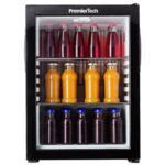 PremierTech Mini Frigo Hotel da Incasso 36L ad Assorbimento con porta in Vetro 220V PTFHG36L