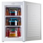 PremierTech Congelatore Verticale Freezer Bianco 64 litri -24° Classe E 4**** Stelle 3 Cassetti PT64FR