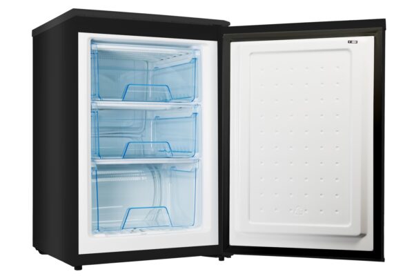 PremierTech® Freezer Congelatore 86 litri Nero -24° gradi 4**** Stelle E 39dB PremierTech PT-FR86B