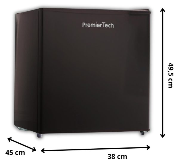 PremierTech Mini Frigo Bar 36 Litri Frigo Hotel Frigo Ufficio Classe E Nero PT-F36B