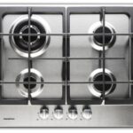 Piano cottura a gas 4 fuochi 60cm Inox PremierTech PC4G60