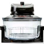 Forno Alogeno ad Aria Ventilato 17 litri 1400 watt cuoce senza olio (nero) PremierTech PT-FA12B