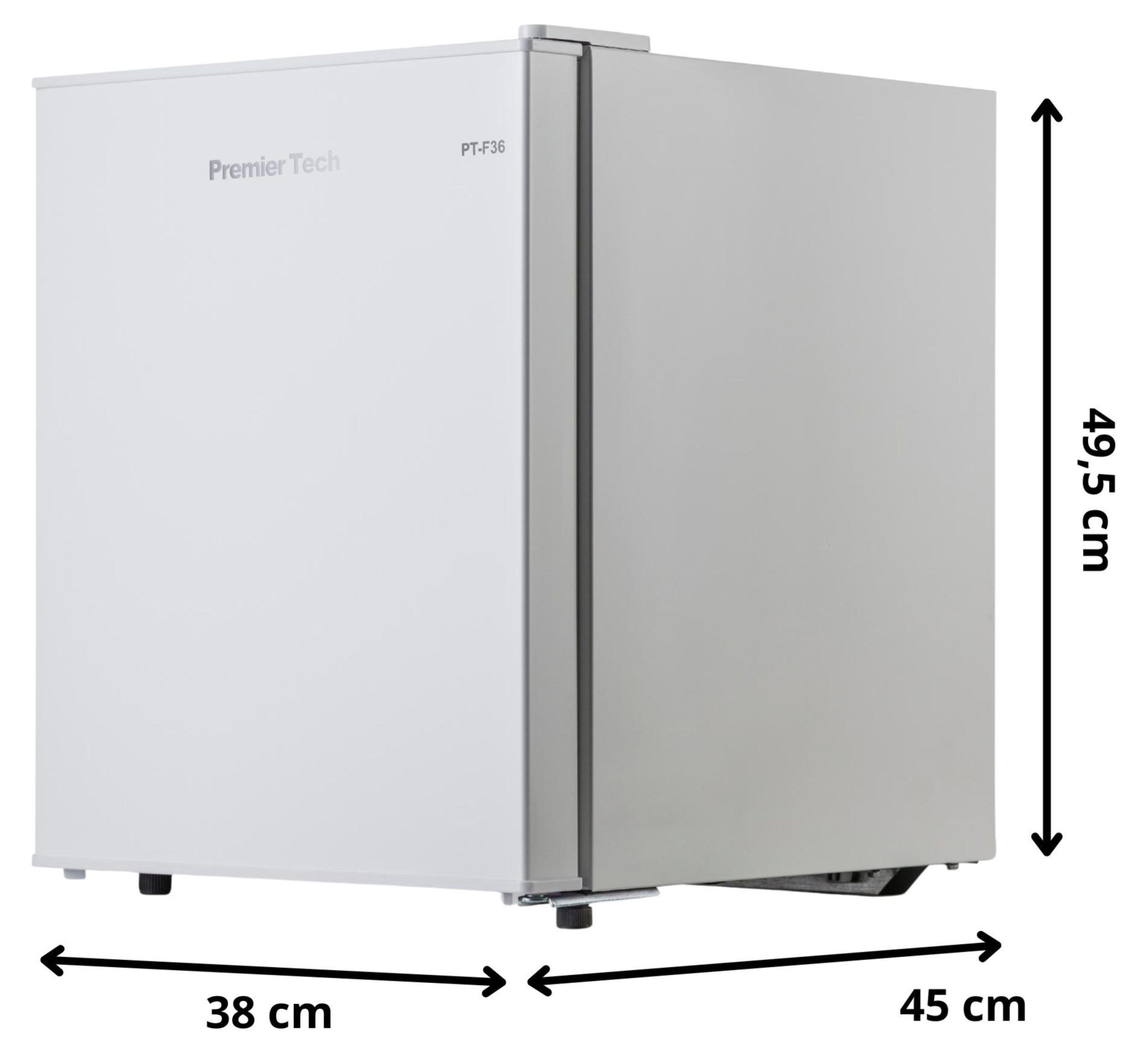 PremierTech Mini Frigo Bar 36 Litri Frigo Hotel Frigo Ufficio Classe E Bianco Libera Installazione PT-F36