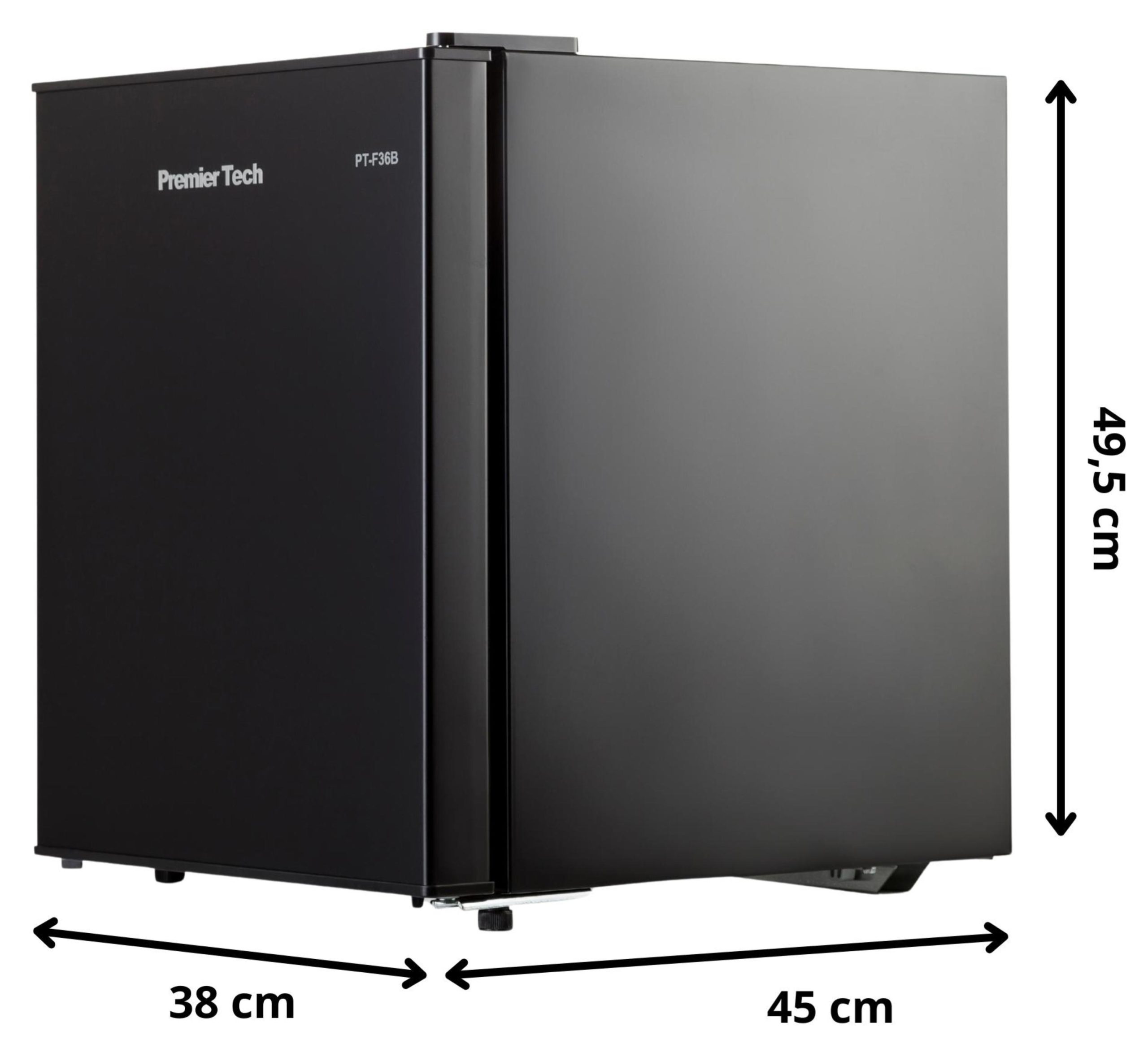 PremierTech Mini Frigo Bar 36 Litri Frigo Hotel Frigo Ufficio Classe E Nero Libera Installazione  PT-F36B