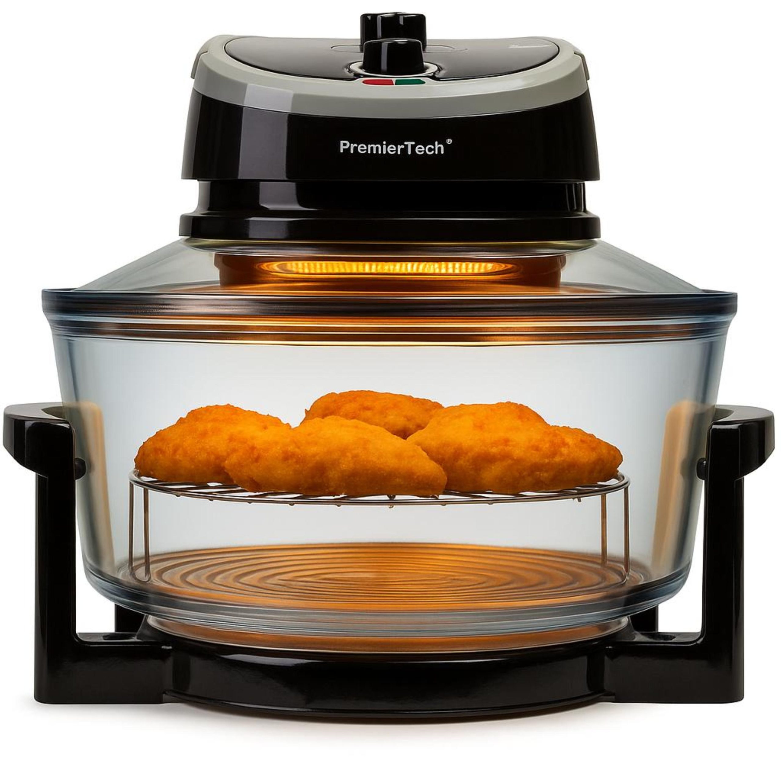 PremierTech® Forno Alogeno ad Aria Ventilato 17 litri 1400 watt cuoce senza olio (nero) PremierTech PT-FA12B