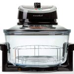 Forno Alogeno ad Aria Ventilato 17 litri 1400 watt cuoce senza olio (nero) PremierTech PT-FA12B