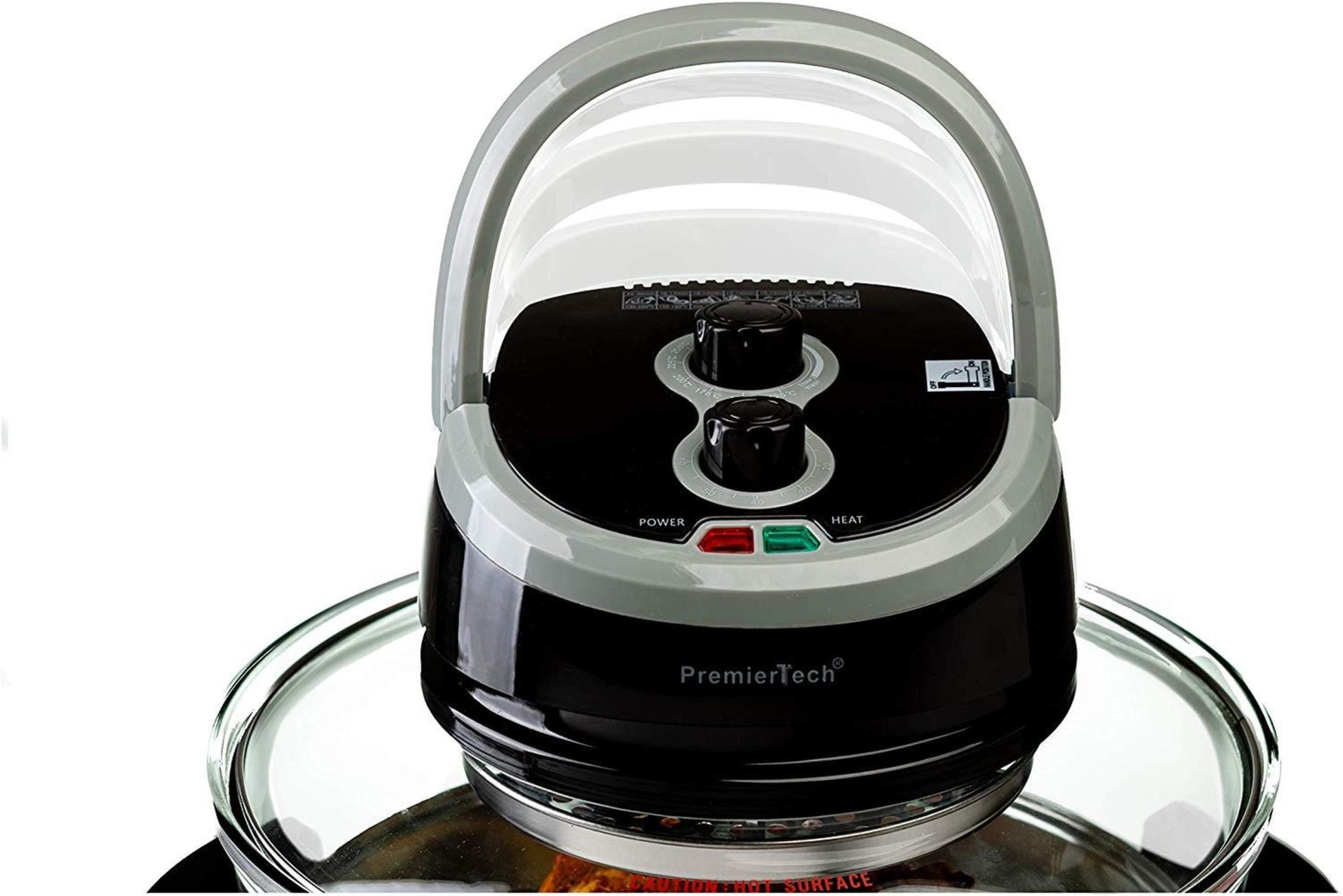 Forno Alogeno ad Aria Ventilato 17 litri 1400 watt cuoce senza olio (nero) PremierTech PT-FA12B