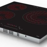 PremierTech® Piano Cottura 4 Fuochi Vetroceramica 60cm Elettrico da incasso Display Led Touch Control Vetro Front smussato PremierTech PT-PC4C