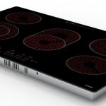 Piano Cottura 4 Fuochi Vetroceramica 60cm Elettrico da incasso Display Led Touch Control Vetro Front smussato PremierTech PT-PC4C