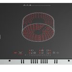 Piano Cottura 4 Fuochi Vetroceramica 60cm Elettrico da incasso Display Led Touch Control Vetro Front smussato PremierTech PT-PC4C