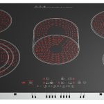 Piano Cottura 4 Fuochi Vetroceramica 60cm Elettrico da incasso Display Led Touch Control Vetro Front smussato PremierTech PT-PC4C