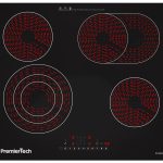 Piano Cottura 4 Fuochi Vetroceramica 60cm Elettrico da incasso Display Led Touch Control Vetro Front smussato PremierTech PT-PC4C
