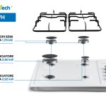 PremierTech® PremierTech Piano cottura a gas 60cm PremierTech® PremierTech Piano cottura a gas 60cm