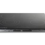 Piano Cottura 4 Fuochi Vetroceramica 60cm Elettrico da incasso Display Led Touch Control Vetro Front smussato PremierTech PT-PC4C