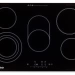 PremierTech® Piano Cottura 4 Fuochi Vetroceramica 60cm Elettrico da incasso Display Led Touch Control Vetro Front smussato PremierTech PT-PC4C