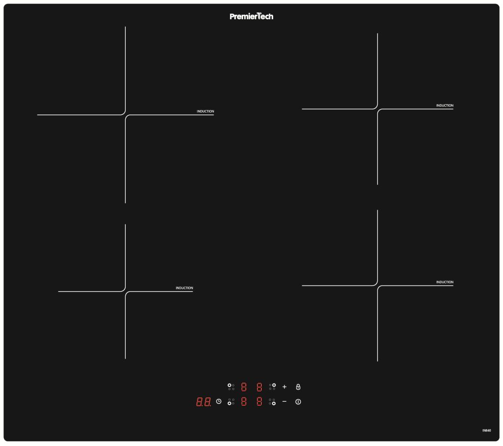 PremierTech Piano Cottura Induzione 4 zone fuochi IN460
